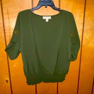 Michael Kors Dark olive green medium shirt